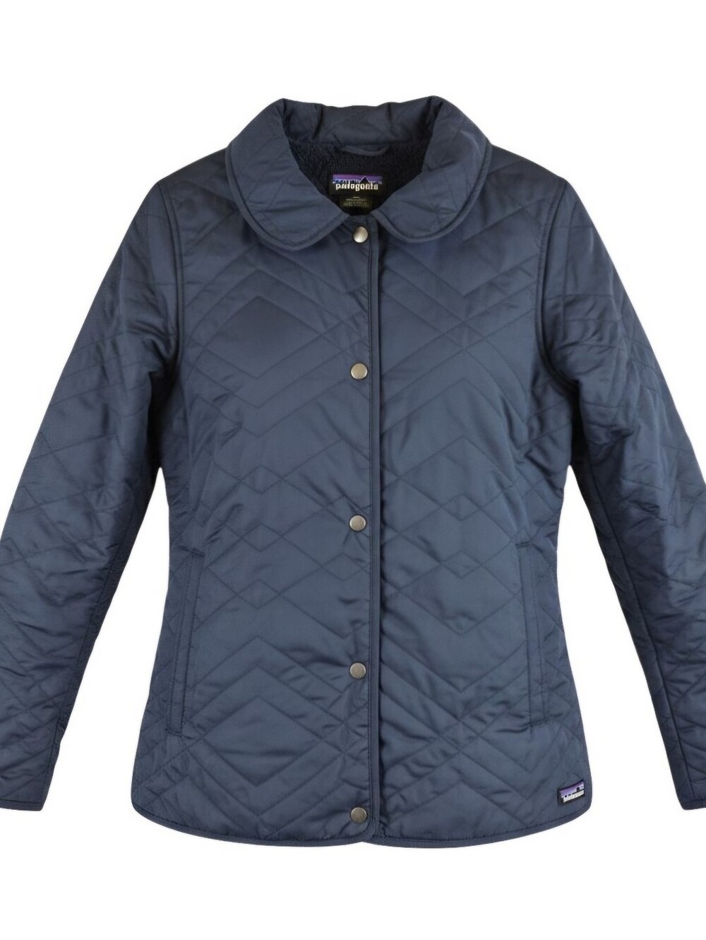Patagonia Women’s Navy Quilted Snap-Front Jacket